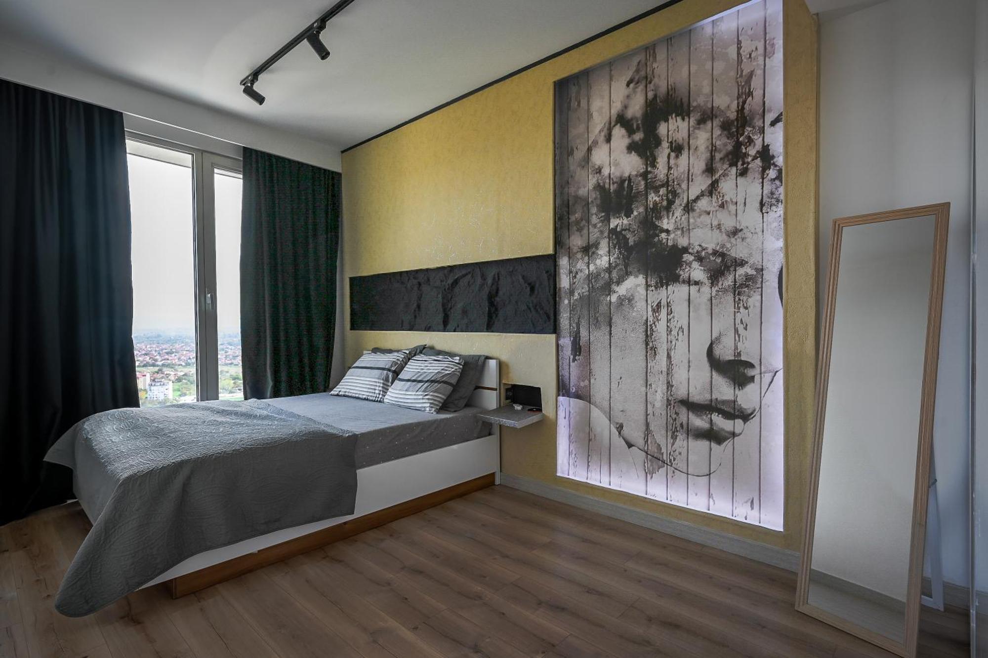 Alfred Sky Smart Apartment 29Th Spa Included Скопье Экстерьер фото